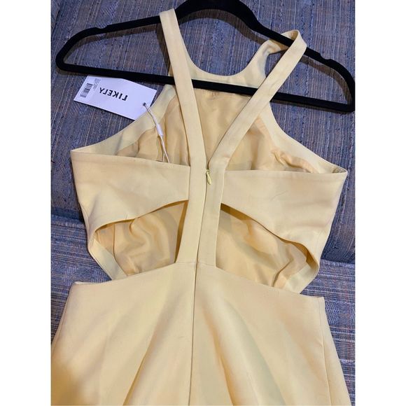 Likely NWT Arcadia Cut-out Bodycon Yellow Dress Size 2, MSRP $188 - Picture 12 of 14